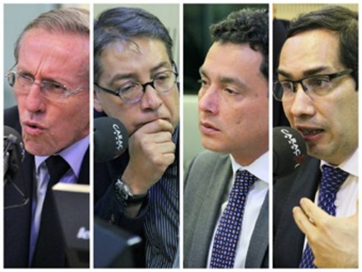 Panelistas en Hora 20 del 5 de junio