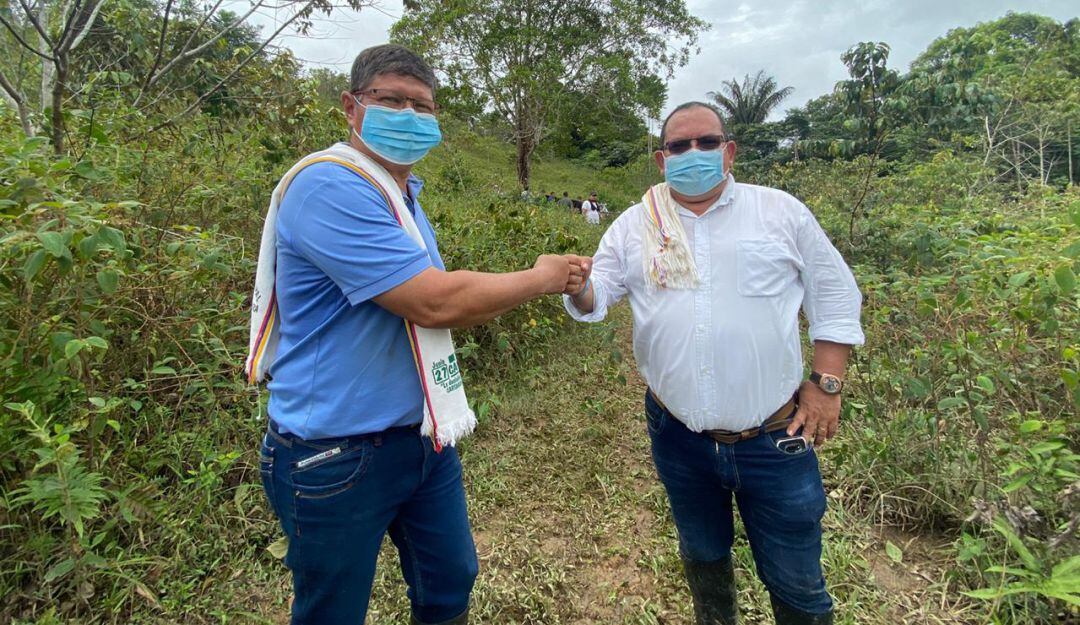 Exparamilitar Carlos Fernando Mateus, alias “Paquita” y el exfarc Fabían Ramírez