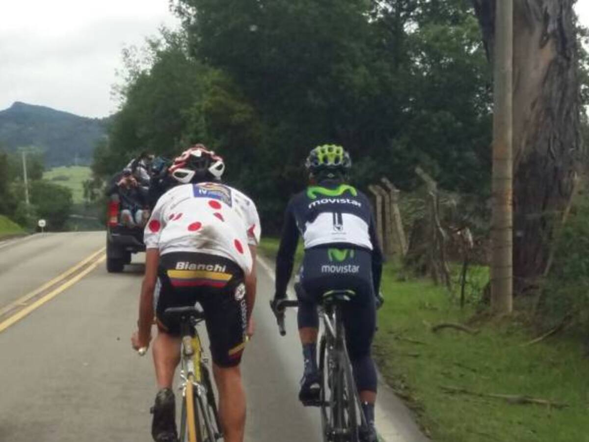 Nairo Quintana entrenó en Boyacá por el Sueño Amarillo