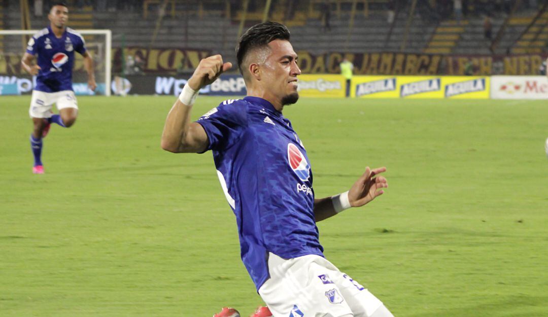 Fernando Uribe con Millonarios en 2021