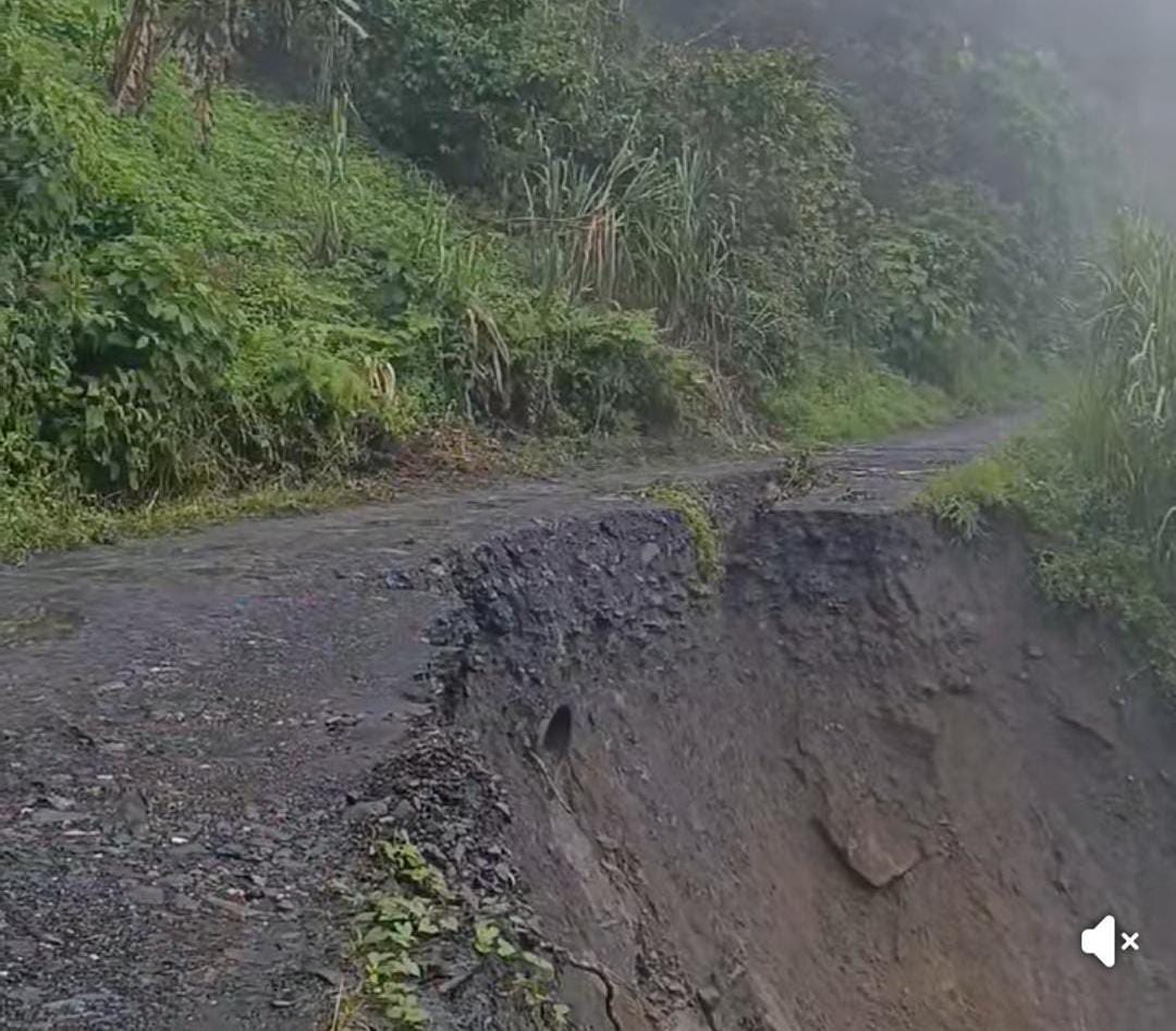 Las vías de 11 municipios de Boyacá se han visto afectadas a causa de las fuertes lluvias registradas en las últimas horas / Foto: Suministrada.