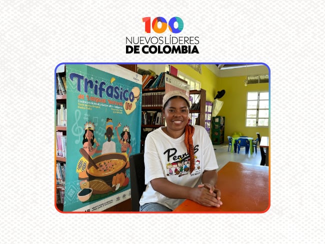 Nayely Waitotó Salas: bibliotecaria de la Biblioteca Pública Municipal Lenguaje Universal | Foto: Cortesía