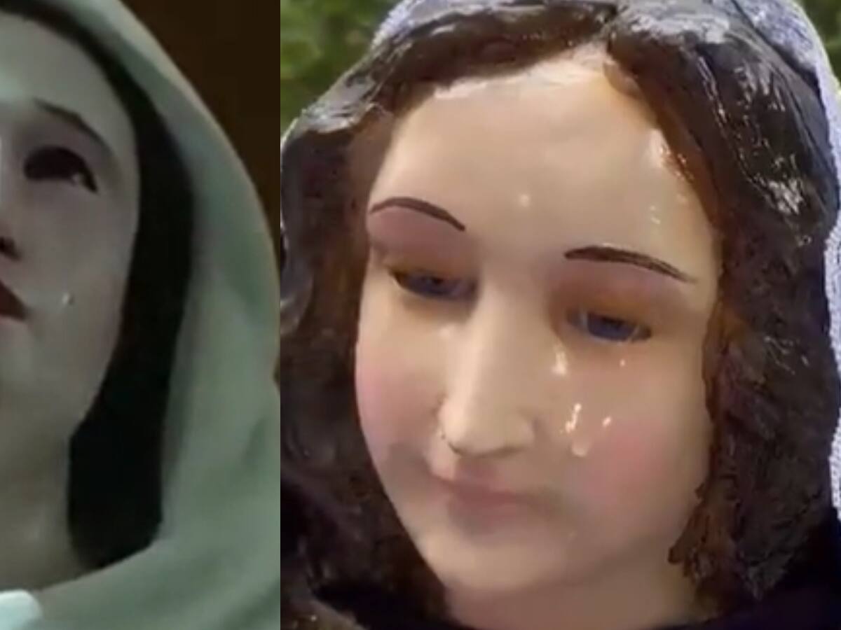 ¿Un milagro? Virgen del Carmen habría ‘llorado’ en el Tolima (video)