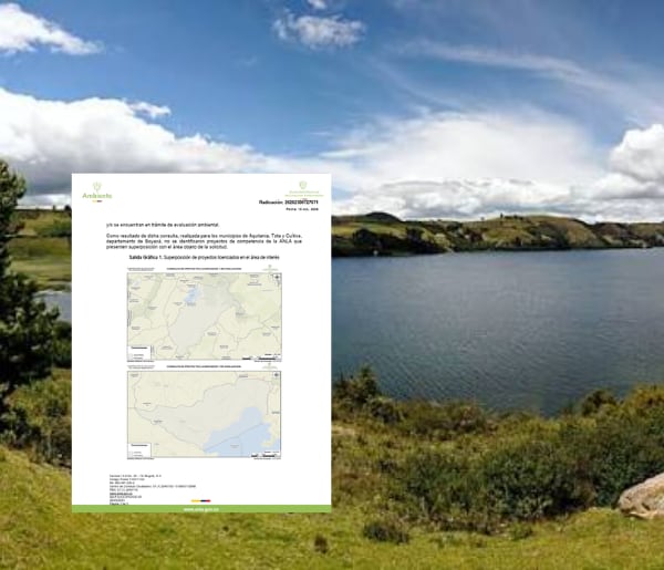 El personero aseguró que actualmente no existe autorización para realizar trabajos de extracción de hidrocarburos cerca del Lago de Tota, pues la licencia que tuvo Maurel & Prom está en proceso de terminación por mutuo acuerdo.