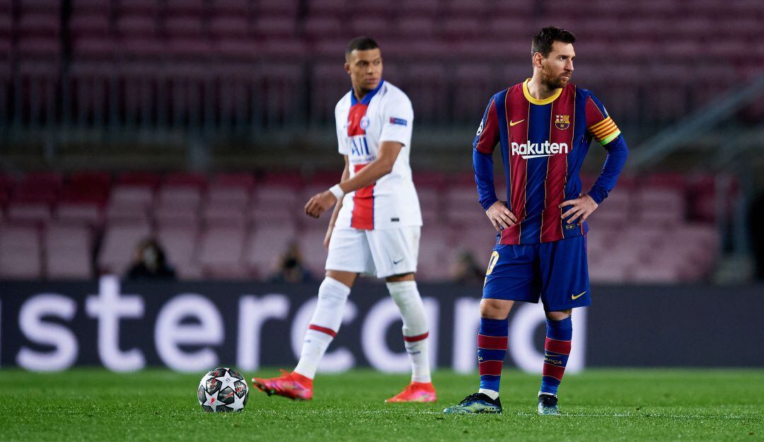 Kylian Mbappé fue la gran figura en el duelo de ida entre el Barcelona y el PSG.