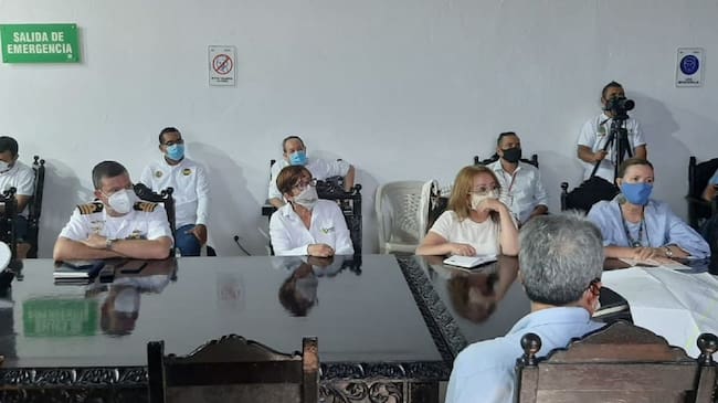 La Personera Carmen de Caro participa en las reuniones adelantadas entre Alcaldía, Bocala y habitantes de Tierrabomba