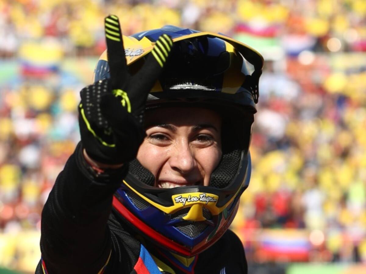 Espectacular presentación de Mariana Pajón, oro en la sexta válida de BMX