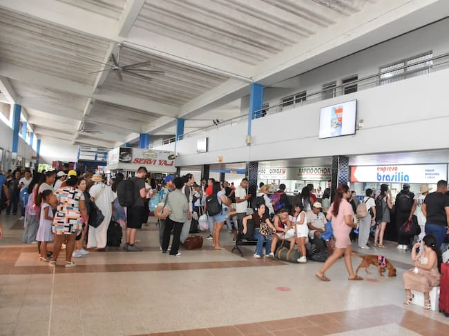 125 mil pasajeros movilizaron la Terminal de Transporte de Santa Marta durante la Semana de Receso/ Gobernación del Magdalena.