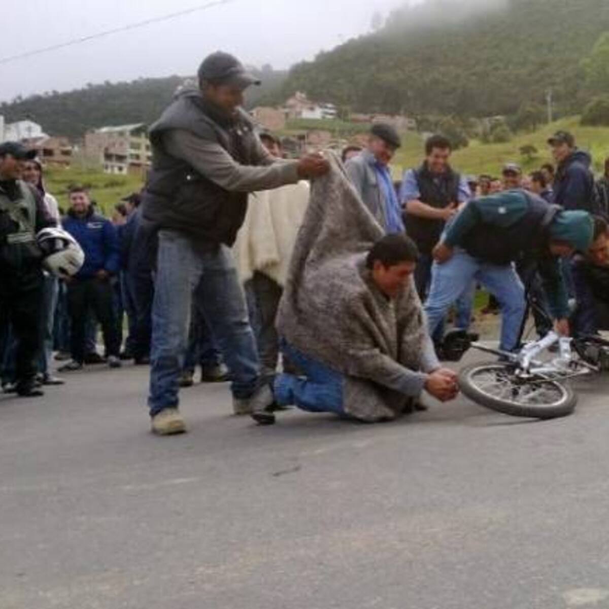Campesinos de Boyacá vuelven a manifestarse en la vía que comunica a Boyacá con Casanare