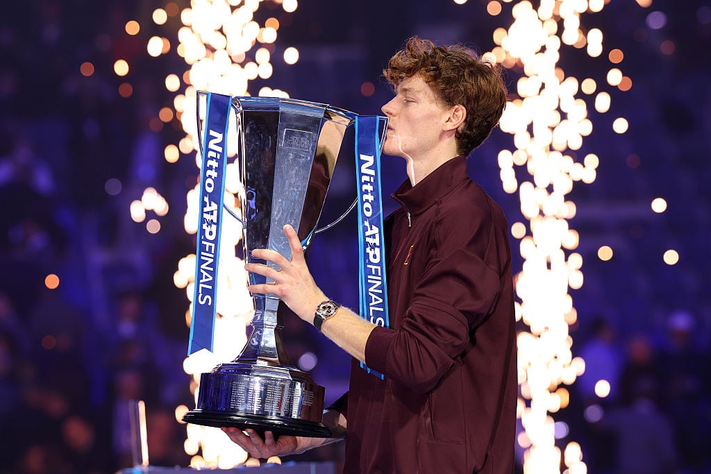 Jannik Sinner se consagró campeón por segunda vez en la ATP Finals 2025 / Getty Images