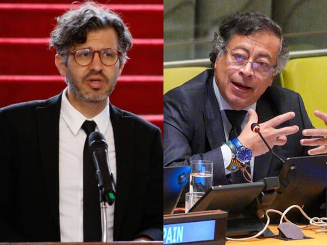 Mauricio Jaramillo y Gustavo Petro. Fotos: (Colprensa / Cancillería) / Presidencia