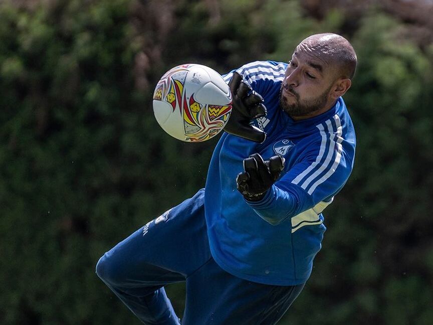 Diego Novoa, arquero de Millonarios / @MillosFCoficial