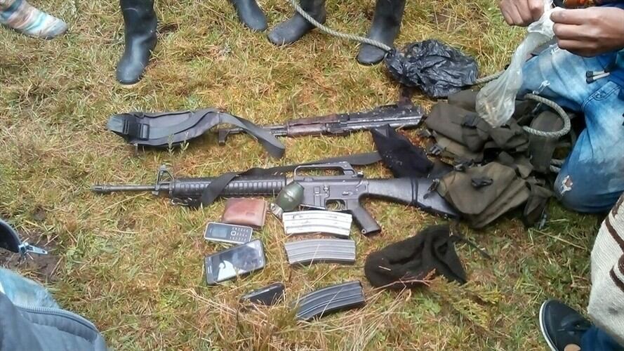 Redada a la casa del Cabildo Indígena de Pioyá, Cauca, dejó un muerto. Foto: Lideres indígenas a cargo de la búsqueda de los implicados