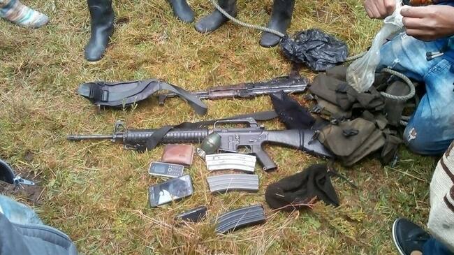 Redada a la casa del Cabildo Indígena de Pioyá, Cauca, dejó un muerto. Foto: Lideres indígenas a cargo de la búsqueda de los implicados
