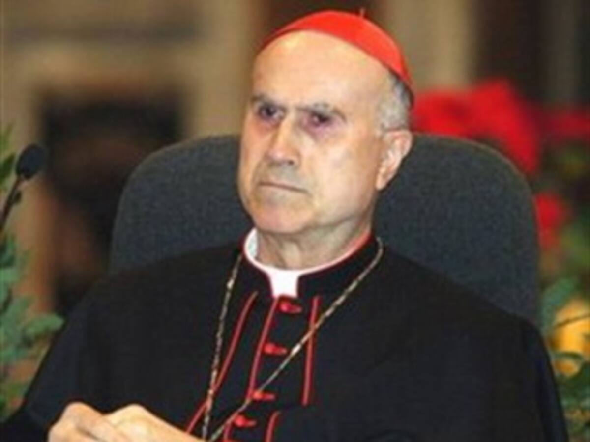 Biografía del cardenal camarlengo Tarcisio Bertone