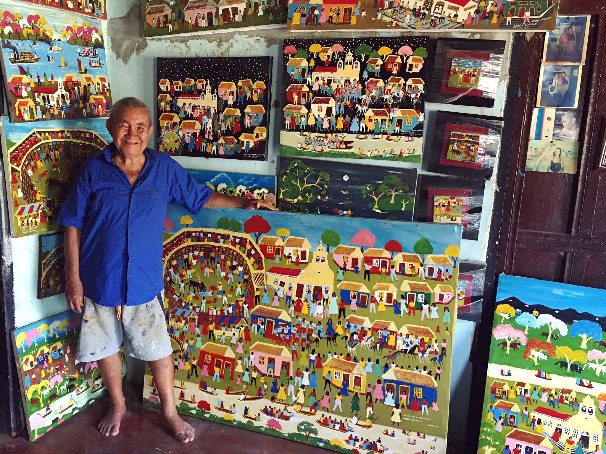 Marcial Alegria, pintor primitivista.