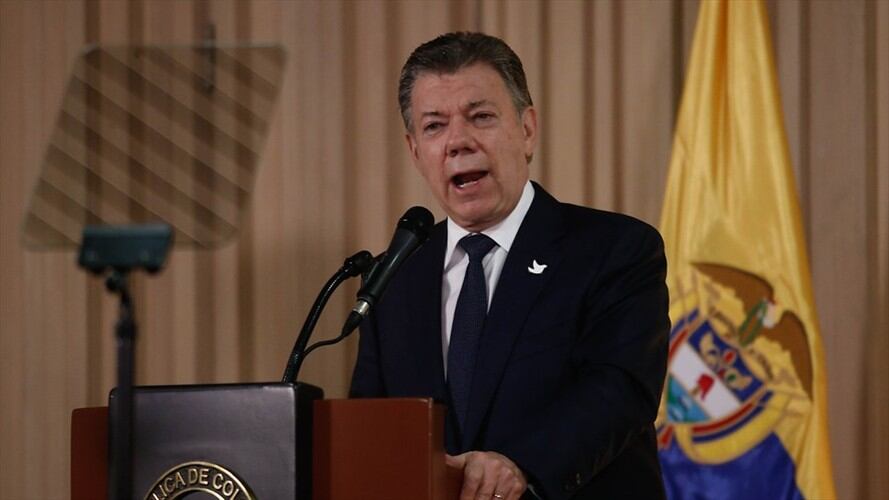 Juan Manuel Santos, presidente de la República. Foto: Colprensa/Sofía Toscano