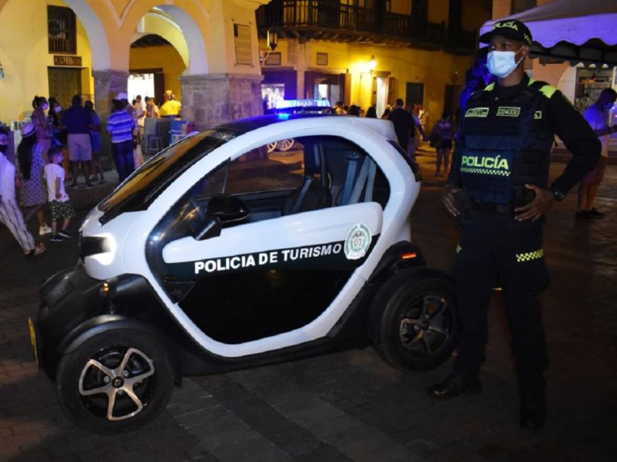100 uniformados refuerzan la seguridad en la zona histórica de Cartagena