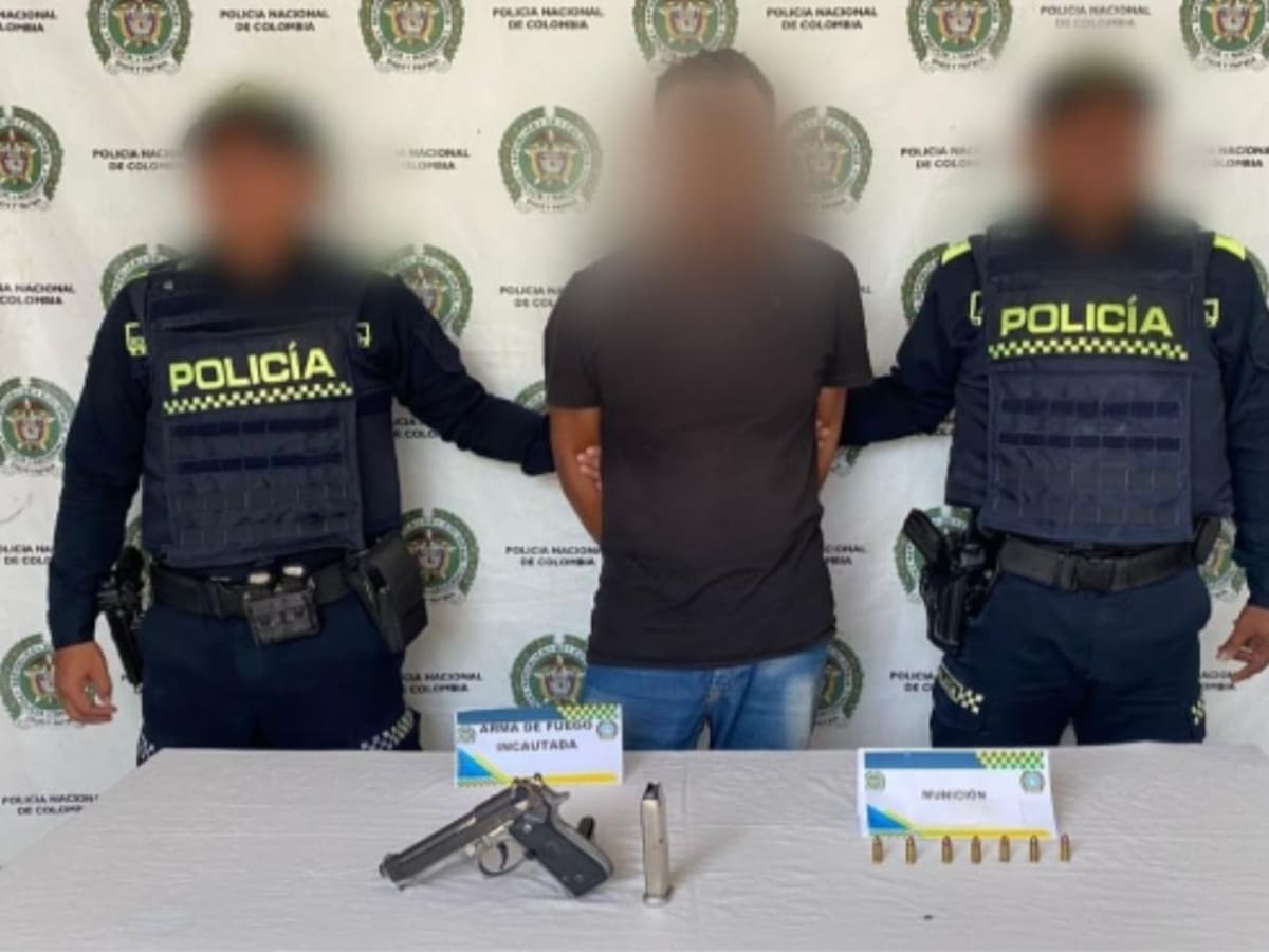 Judicializado hombre por presunto porte ilegal de armas de fuego en María La Baja, Bolívar