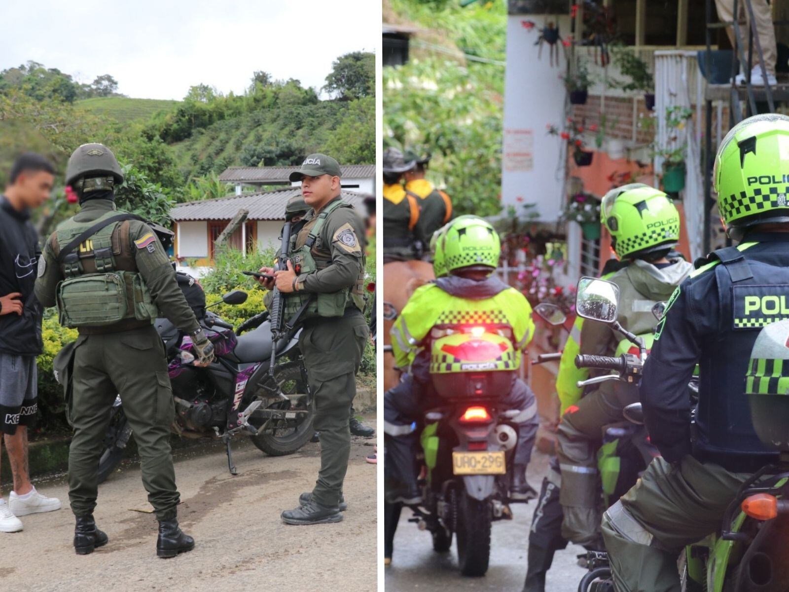 Más de 200 delincuentes identificados en el eje cafetero (foto: Policía Nacional)
