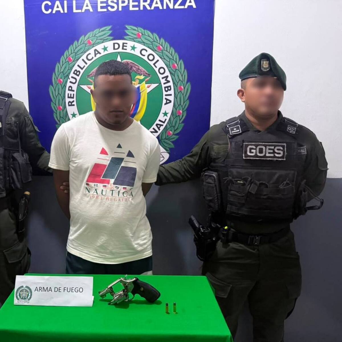 Capturado hombre portando arma de fuego ilegal en Cartagena: tenía anotaciones