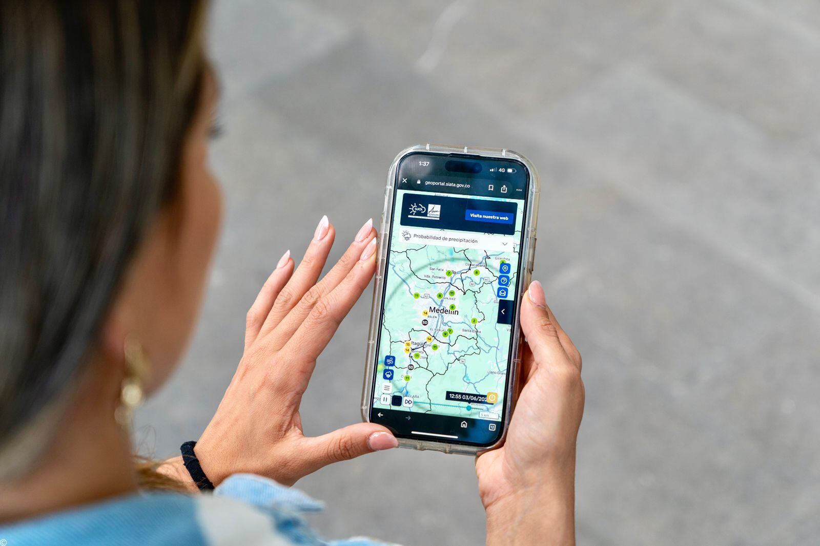 Geoportal SIATA. Foto: Área Metropolitana del Valle de Aburrá