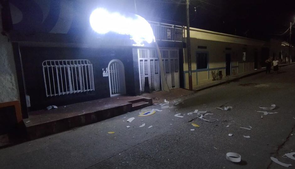 solo daños en fachada y elementos de menor. Foto Cortesia.