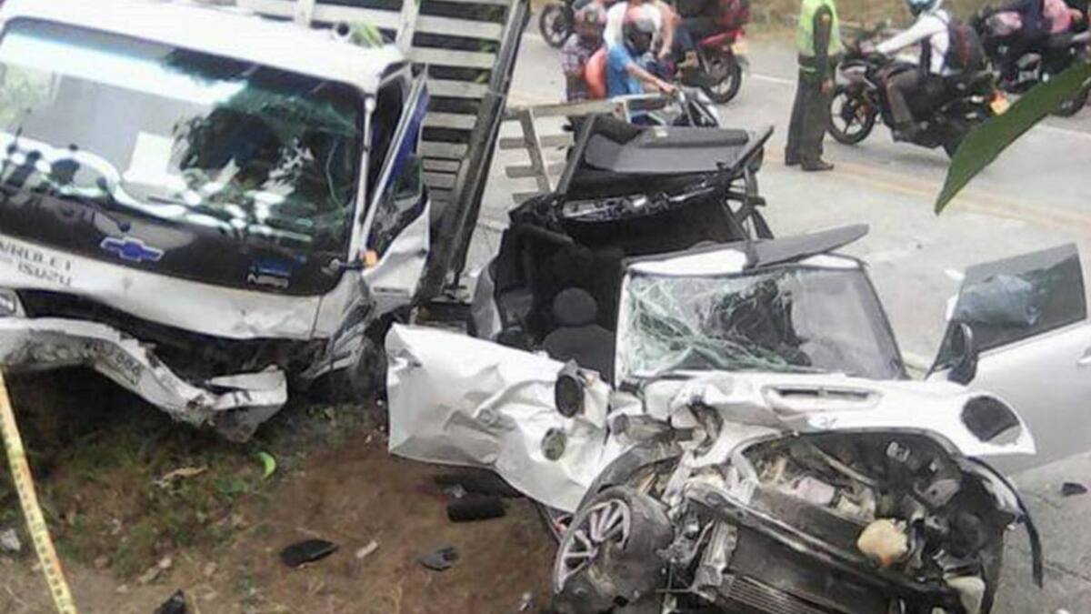 Cinco personas han fallecido este año en accidente de tránsito en Armenia