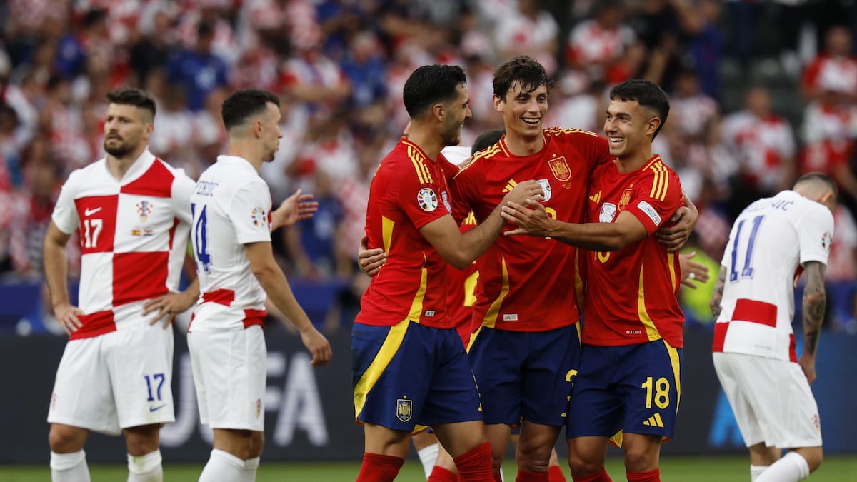 España superó con creces a Croacia en el inicio del Grupo B: Yamal batió nuevo récord