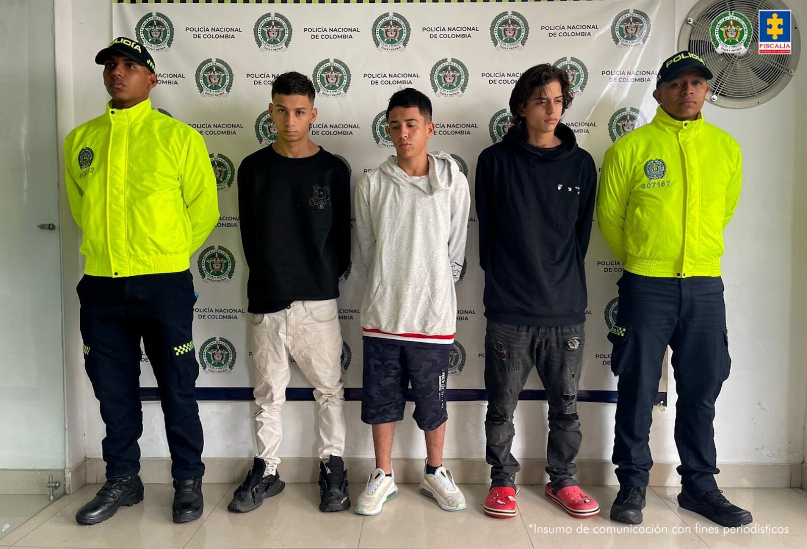 Foto suministrada: Fiscalía Genernal de La Nación