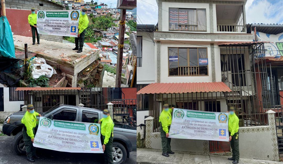 Extinción de dominio de bienes del grupo delincuencial Portugal