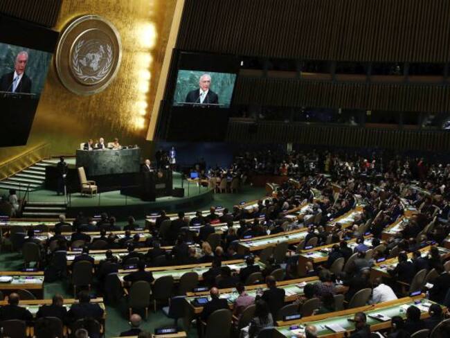 [En video] El desaire de varias delegaciones suramericanas a Temer durante la Asamblea de la ONU