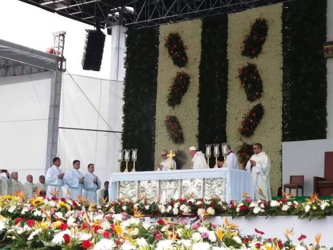 Homilía del papa Francisco en misa de Medellín