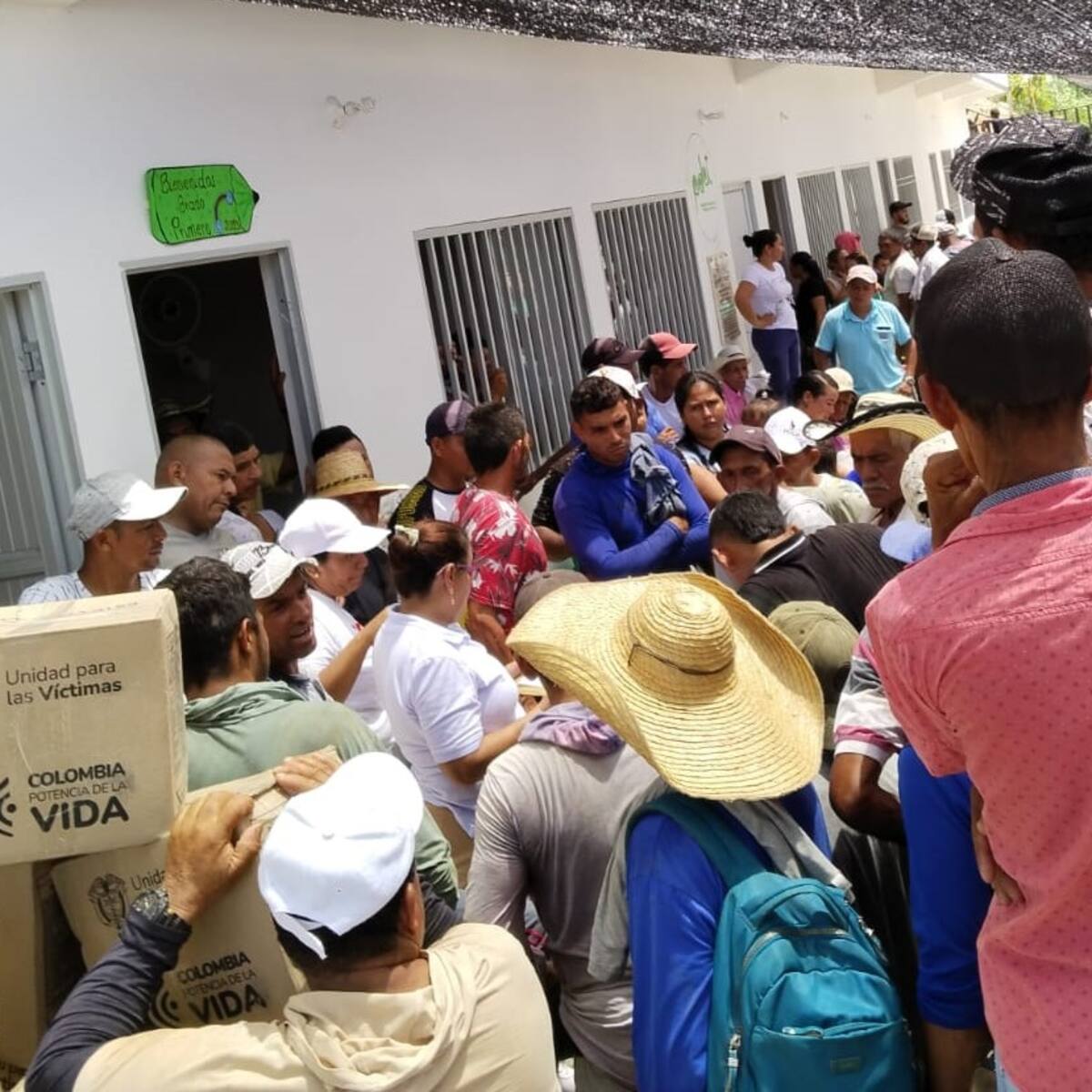 La Unidad de Víctimas logró llevar ayuda humanitaria a la vereda San Pablo de Cáceres
