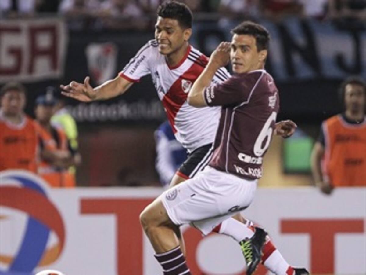 Teo marcó pero River cayó ante Lanús y se despidió de la Sudamericana