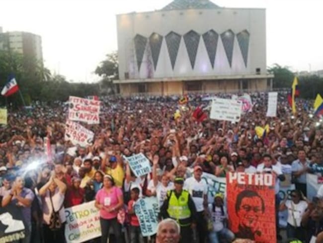 En Barranquilla Petro lanza propuesta de Asamblea Constituye