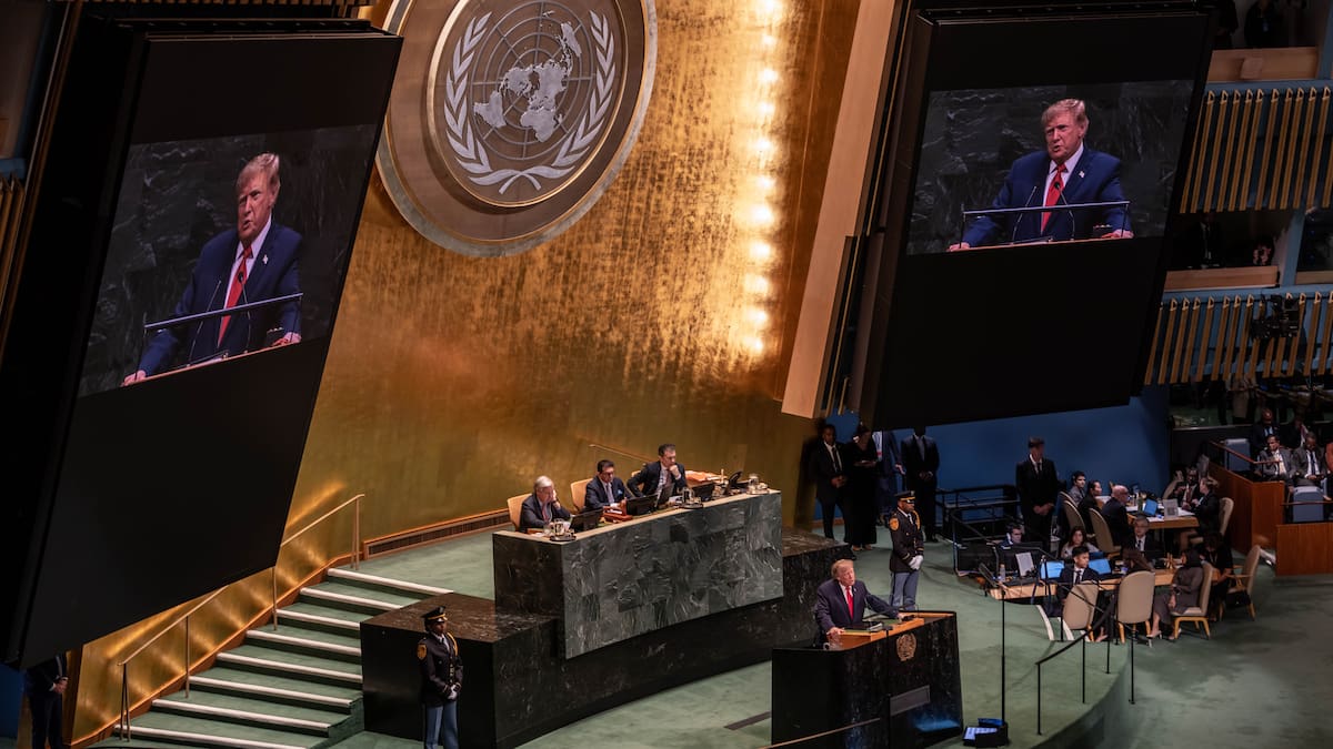 Presidente Trump afirma ante la ONU que “Cuba caerá” y la delegación cubana abandona el recinto
