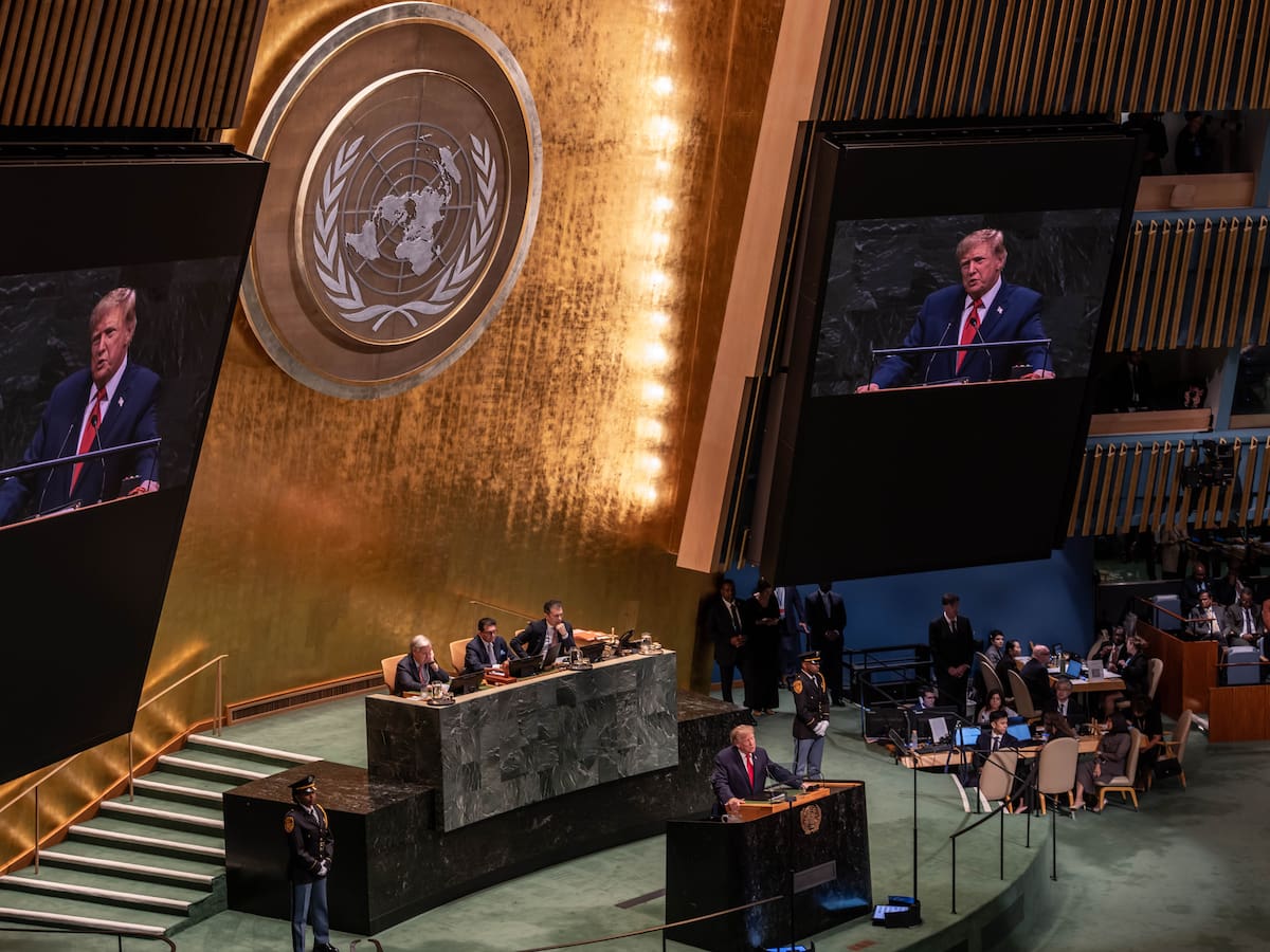 Presidente Trump afirma ante la ONU que “Cuba caerá” y la delegación cubana abandona el recinto