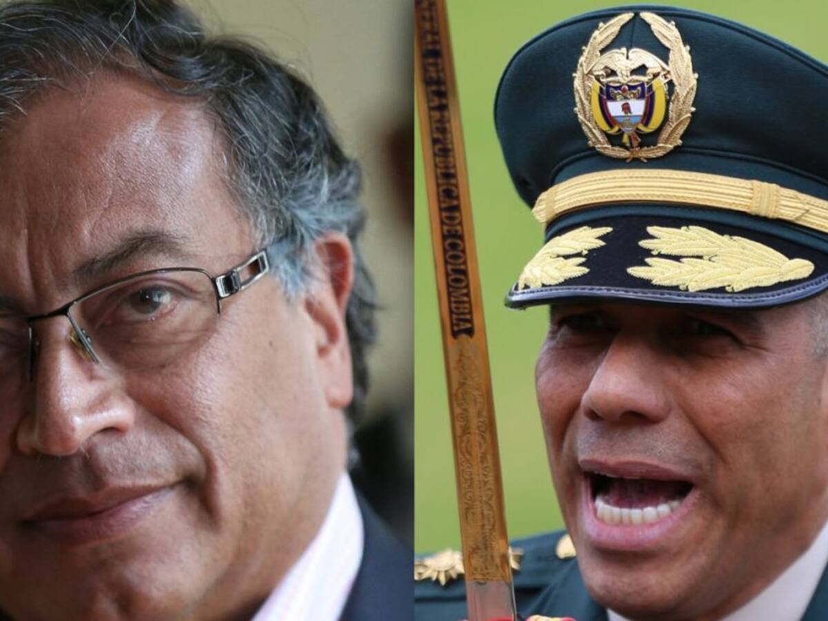Duro cruce entre Gustavo Petro y el general Zapateiro