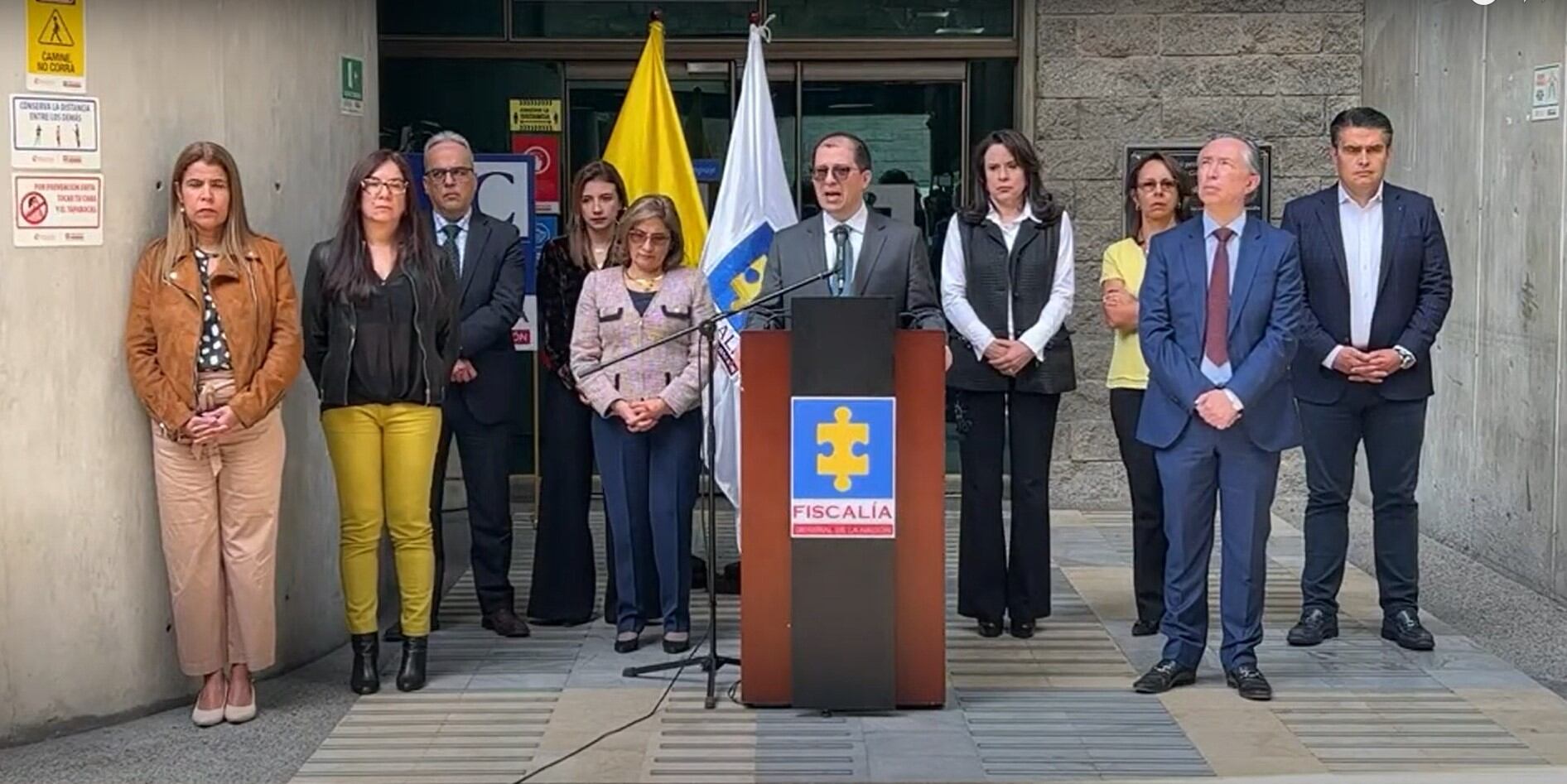 Fiscal General Francisco Barbosa explica los resultados tras reunión con el presidente Gustavo Petro