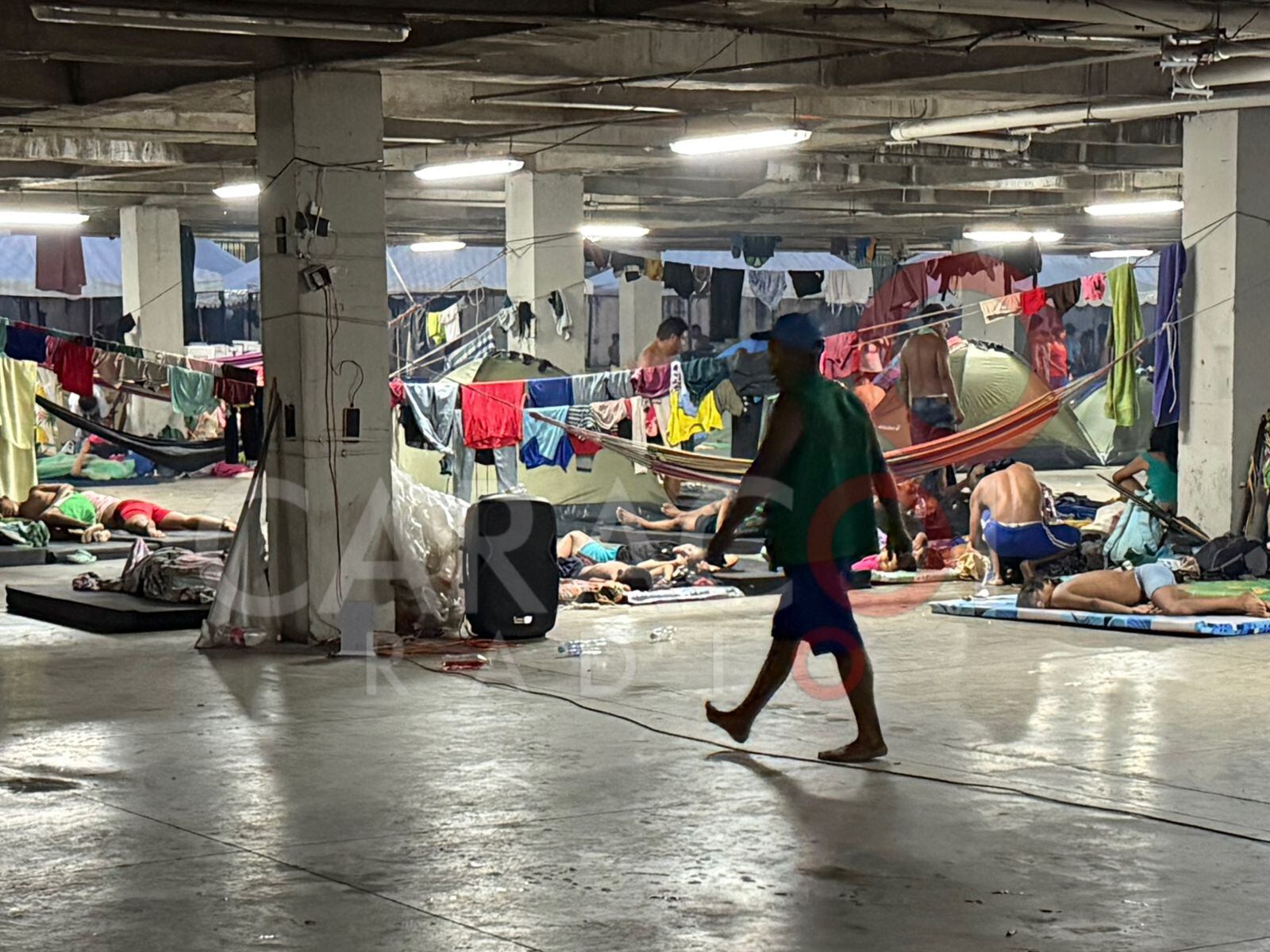 Comunidad indígena Barí en el parque 300 Años de Cúcuta. / Foto: Caracol Radio.