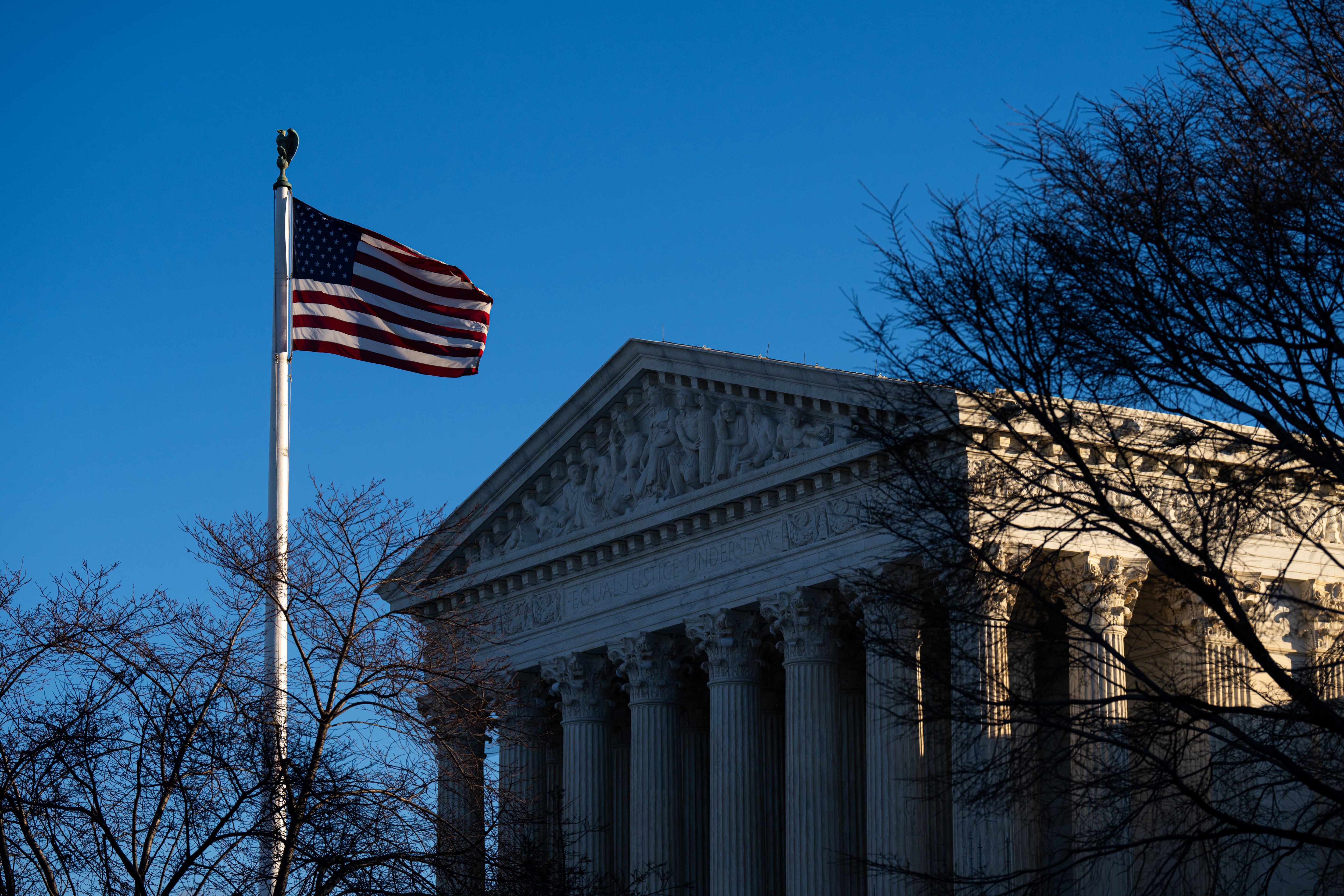 Fachada del Tribunal Supremo de EE. UU.: Getty Images.