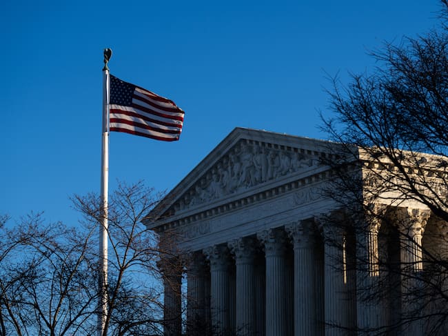 Fachada del Tribunal Supremo de EE. UU.: Getty Images.