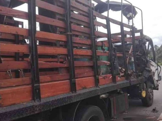 Atacan camión del Ejército y deja cinco soldados heridos en Antioquia