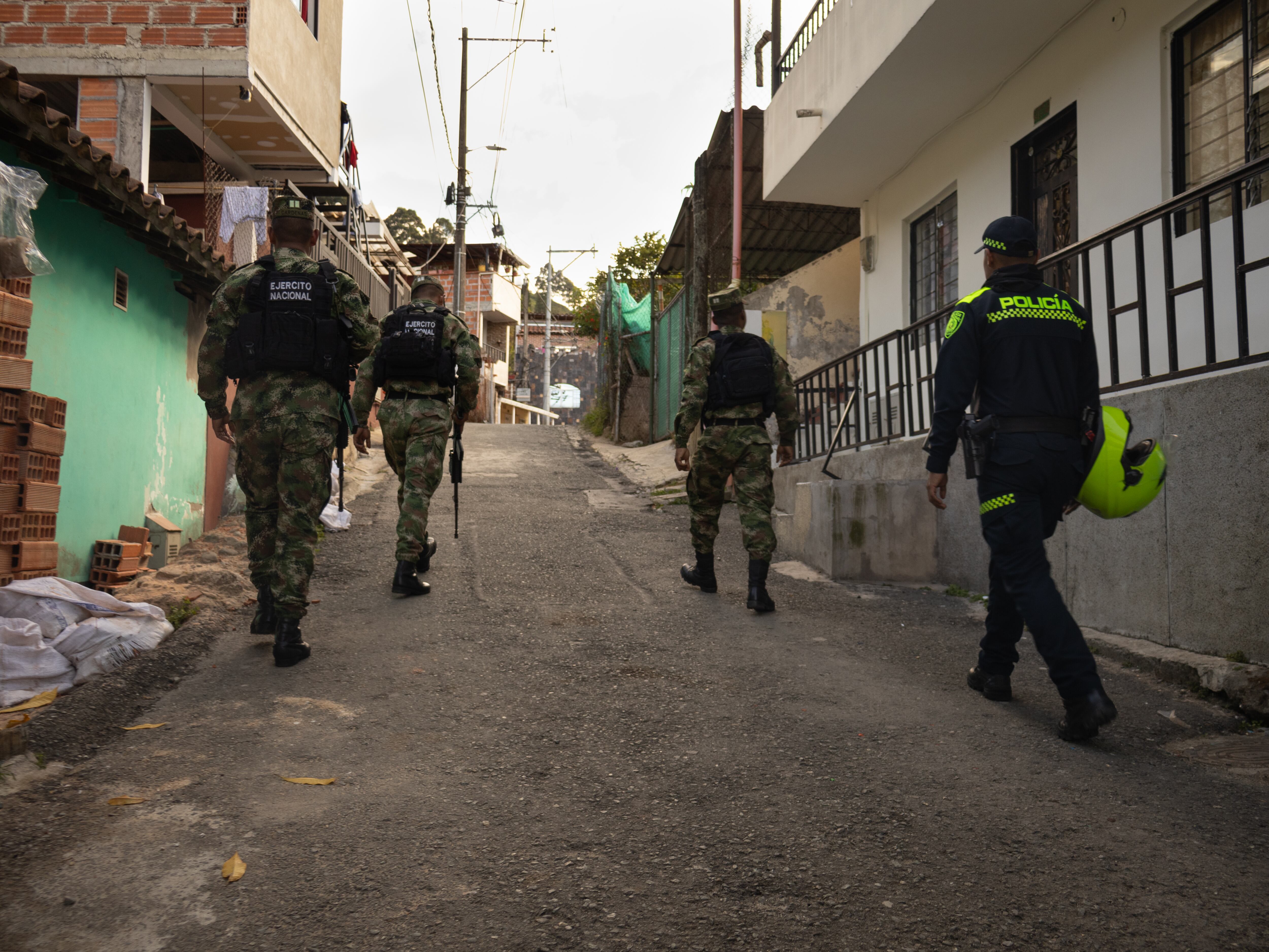 Patrullajes fuerza pública en Sabaneta- foto alcaldía