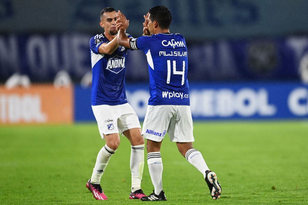 Millonarios estará por octava vez en la Copa Sudamericana (Photo by JUAN BARRETO/AFP via Getty Images)