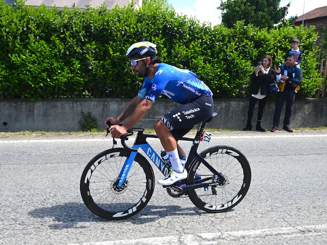 Fernando Gaviria, pedalista del Movistar team. (Photo by Dario Belingheri/Getty Images)