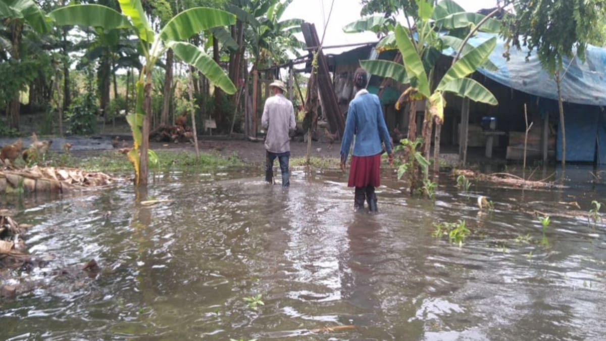 Se desbordó el río Magdalena en Barrancabermeja
