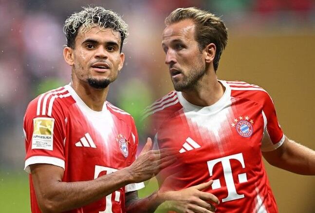 Luis Díaz y Harry Kane / Composición: Caracol Radio