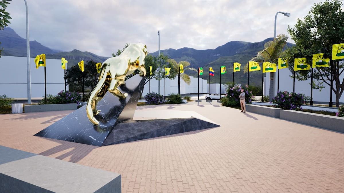 Habrá escultura del leopardo en Bucaramanga